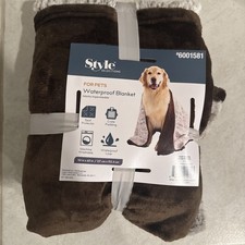 Style Selections Waterproof Pet Blanket Water Resistant 50  X 60  New 6001581