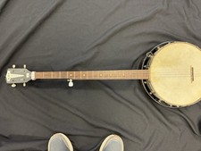 Kay K 4-String Tenor Banjo Closed Back Vintage 1950 Wood w/ Hard Case