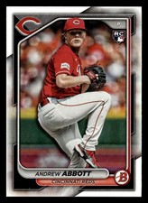 Andrew Abbott 2024 Bowman #70 Cincinnati Reds ROOKIE - Free Shipping