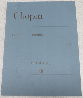 Chopin - Preludes - Henle Verlag Urtext edition