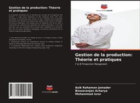 Asik Rahaman Jamader (U. A.) | Gestion De La Production: ThéOrie Et Pratiques