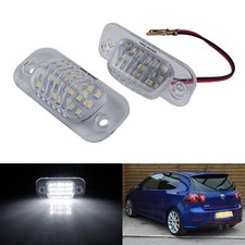 2x Xenon Weiss LED Kennzeichenbeleuchtung Beleuchtung für VW Golf III Cabrio 1E7