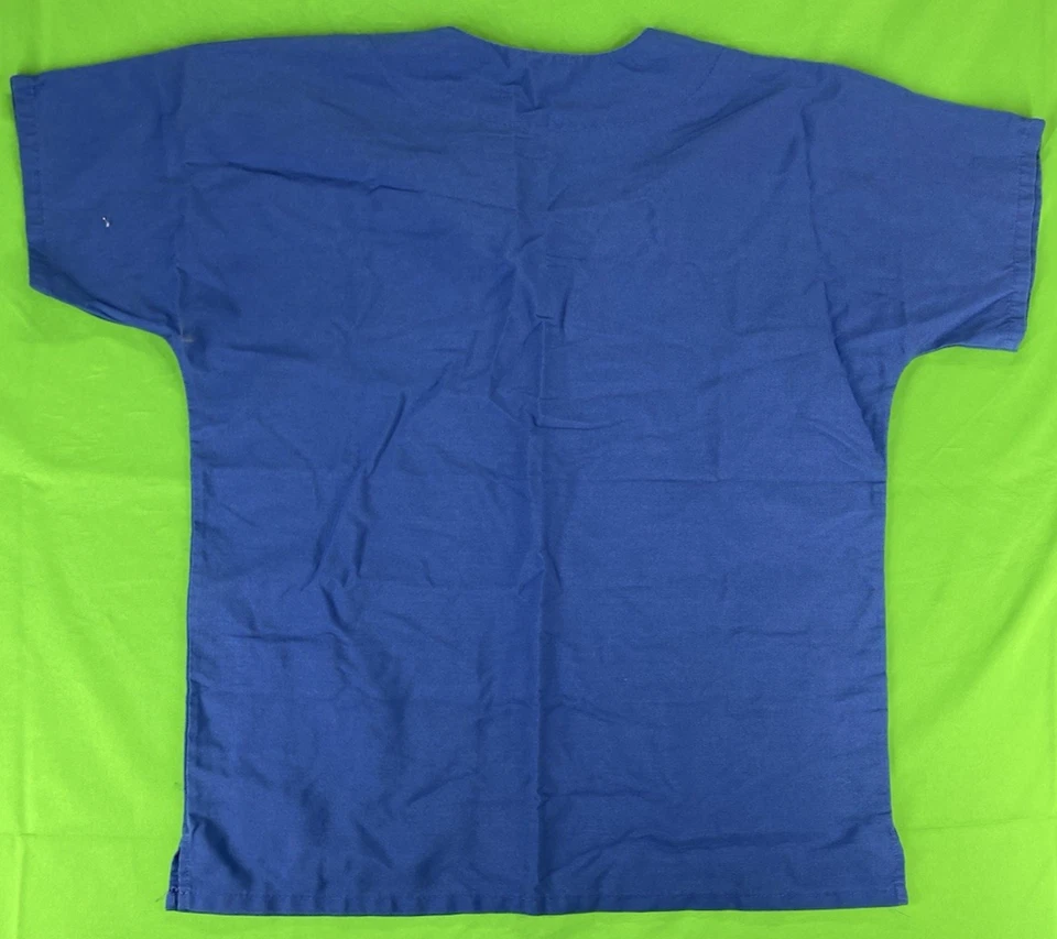 Small Blue EWC Scrub Top - Image 3 of 4