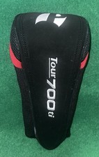 Pinemeadow Golf Tour 700 Ti Driver Head Cover Black White Red Good Condition