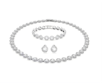 Swarovski Ariana GrandexSwarovski Tennis Necklace+Bracelet+Earrings Combination