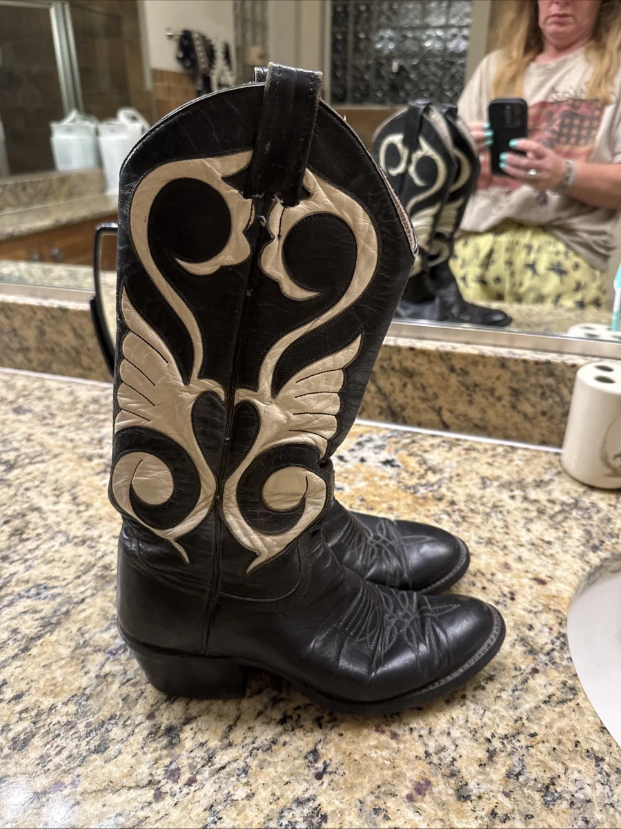 Larry Mahan Black Boots for Women for sale | eBay