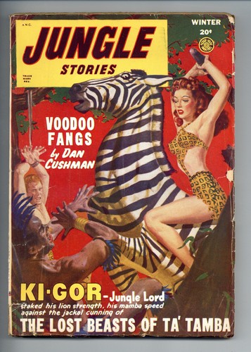 Jungle Stories Pulp 2nd Series Dec 1948 Vol. 4 #5 FN