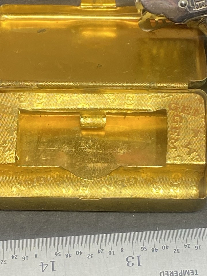 Vintage GEM Safety Razor with Fancy Brass Travel Case | eBay