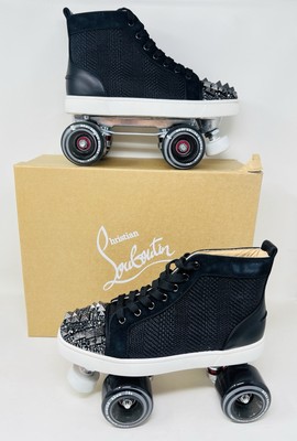 CHRISTIAN LOUBOUTIN MIXKEOLOUIS FLAT VV/GLIT BLACK CUSTOM MOXI