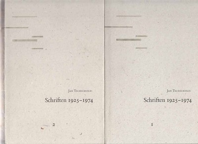 (2 BÄNDE) Schriften 1925-1974. Ausgabe in 2 Bänden. Hrsg. v. Günter Bose und Eri