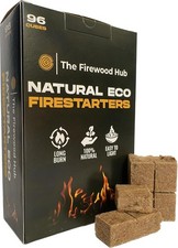 96 Natural Wood Firelighters – Reliable, Clean & Easy Fire Starting 0.12 per lighter