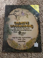 Vintage 1981 Creative Woodburning An Artist  s Portfolio Paperback Book