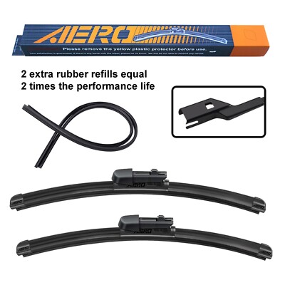 AERO Avenger 26''+17'' Wiper Blades OEM Replacement for AERO Mazda 6 2020-2018
