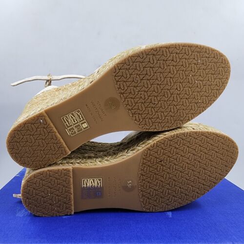 Stuart Weitzman Nudistia Espadrille Wedge Sandals Women's 5.5B Natural Ankle - Picture 5 of 16