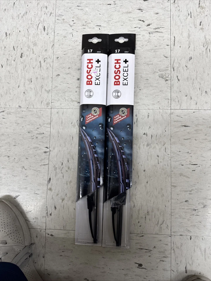 (2) LIMPIAPARABRISAS BOSCH 41917 para conductor y pasajero se adapta a BMW 530i 1975-1978 Foto 3 de 4