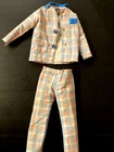 Ken Pajamas 2 Pc Vintage. 1969 Fast Shipping! Smoke Free 😴 Button Up Plaid 😴