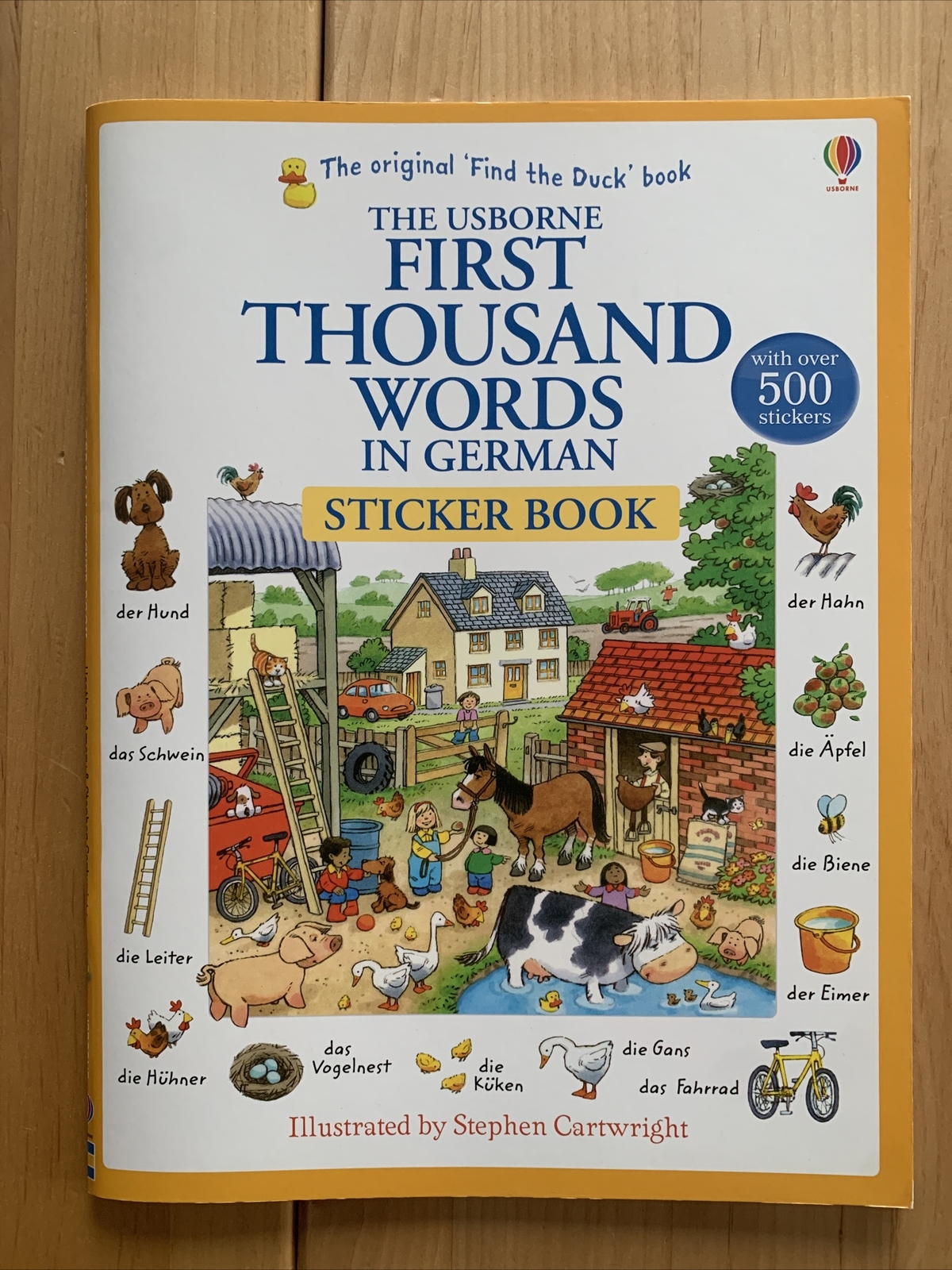 Thumbnail - First Thousand Words In German Sticker Book Von Heather Amery