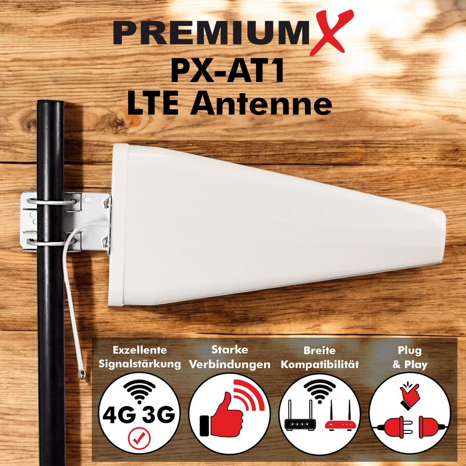 Antenna LTE banda larga 3G 4G cellulare hotspot GSM UMTS DCS WLAN 12 dBi esterno - Immagine 2 di 4