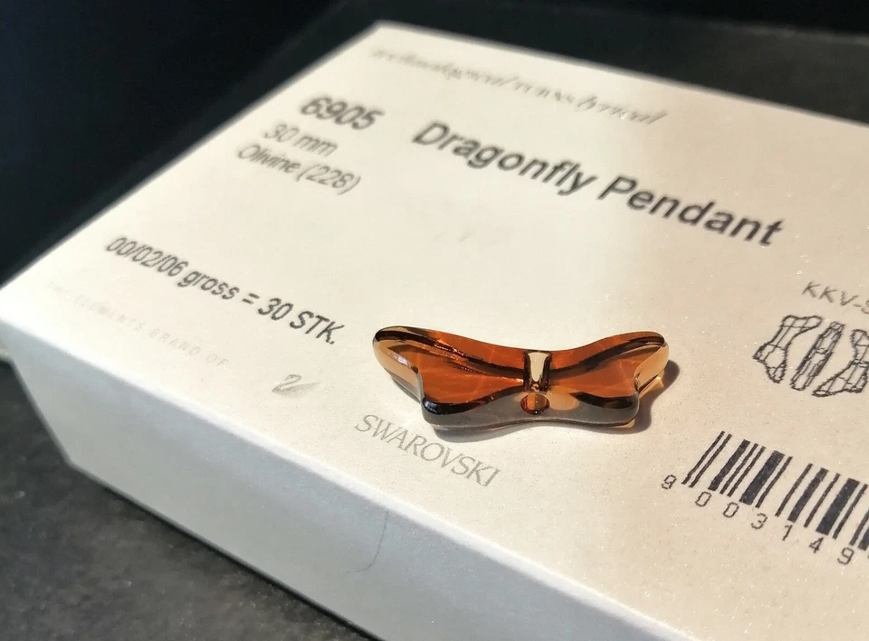 Bottone gioiello strass Swarovski Elements - Immagine 2 di 4