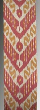 11 Yard HAND MADE UZBEK Natural 100 COTTON IKAT FABRIC 5671