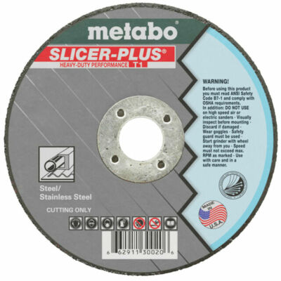 Metabo 655998000 6'' x .045 x 7/8 Slicer Plus 25 pack