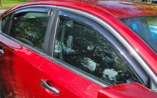 AVS In-Channel Mount Rain Guards Vent Visors Shade for 2013-2018 Nissan Altima