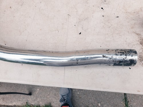 OEM BSA A65? Lighting Exhaust Header Pipe & Muffler - Left Side - Picture 5 of 15