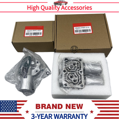Transmission Solenoid Pair 28260-PRP-014 / 28250-RPC-003 for Honda Accord Acura