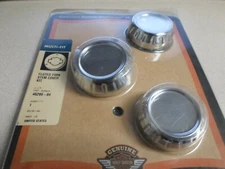 NOS Harley Davidson OEM Fluted Fork Stem Cover Kit 00-Later FXST FXSTB 46299-04
