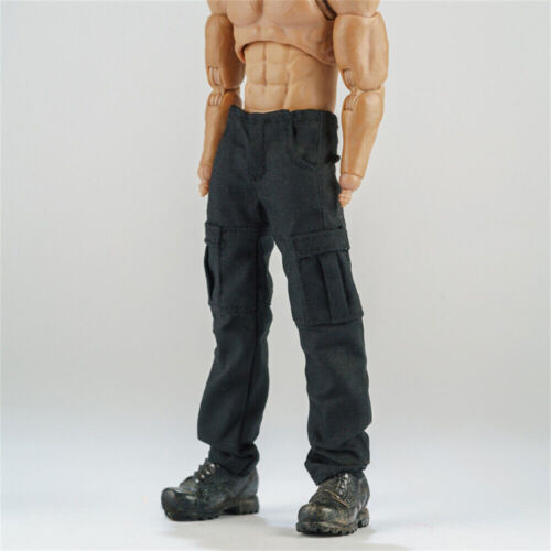 1 Stück 1:12 Scale Cargo Hose Jacke für 6" männliche Actionfigur Body Outfit Dekor - Bild 7 von 16