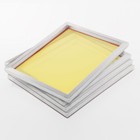 4x 120T Cornice Setaccio 78x61cm A2 + Cornice Serigrafia Con Tessuti Serigrafia