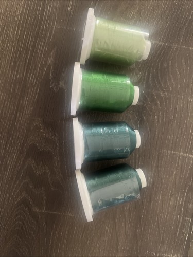 Simplicity Pro & Affinity Lot Of 14 Green Thread Spools 1100 YRD & 500 M Unused - Picture 5 of 6