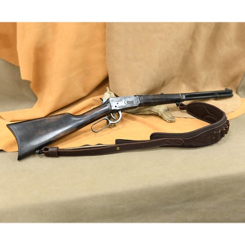 Cinghie imbottite morbide in pelle per fucile guscio fucile imbracatura per .308.22LR 12GA - Foto 22 di 47