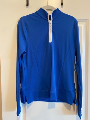 NWT Sun 50 Ribbed Rash Guard Medium UPF 50+ Skin Cancer Foundation Recommended