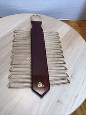 Vintage Wood Tie Rack - Tie Hanger for 20 Ties - Tie Rack Holder- Necktie hanger