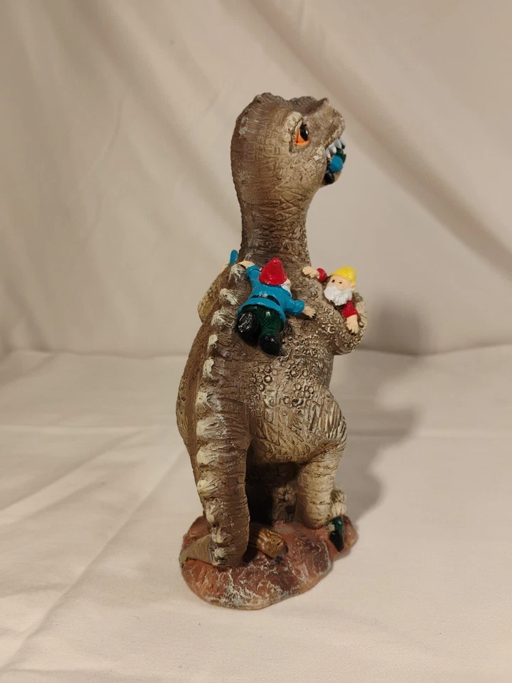 Garden Dinosaur Statues Handicraft Knomes Sculpture Creative Cute Outdoor Decor - Image 4 of 4