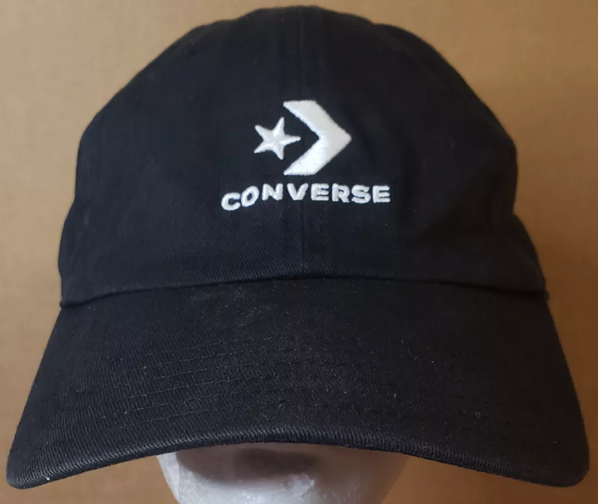 Converse Logo Black Adjustable Hat Cap