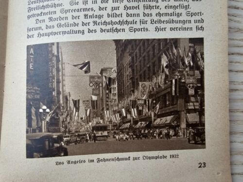 Olympiade Olympia 1936 PRE WW2 Original Germany German Booklet 1st Top Brass ... - Bild 9 von 16