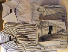 3 Hemden: Zegna, strellso Gr. 40 in Blau, Bun...