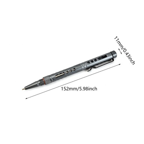 Aluminum Ballpoint Pen Multi Tool Pen Business Signature Pen with Window Breaker - 第 8/10 張圖片