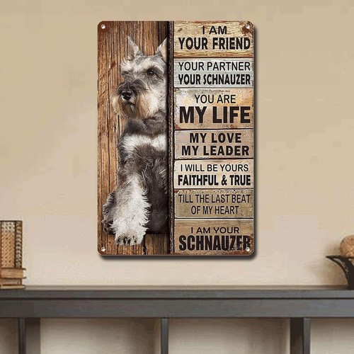 Metal Sign Tin Sign Vintage Wall Art I Am Your Friend Gift for Greyhound Lovers - Picture 109 of 135