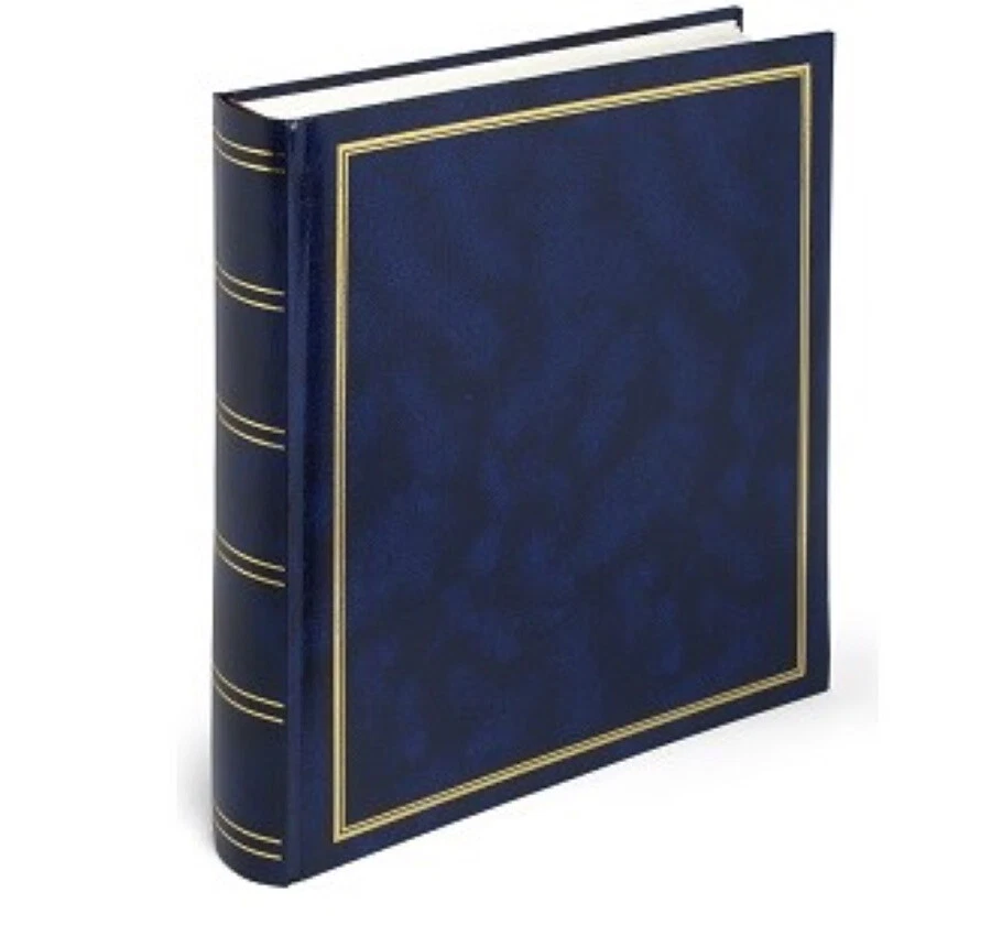 LEBEZ Album Foto 30 Fogli in Cartoncino Colore Blu Scuro