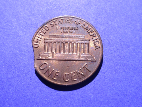 1972 Lincoln Cent AU Curved Clip - Picture 2 of 2