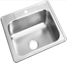 Dayton D125221 Single Bowl Drop-In Stainless Steel Sink 25 X 22 X 6.5625"