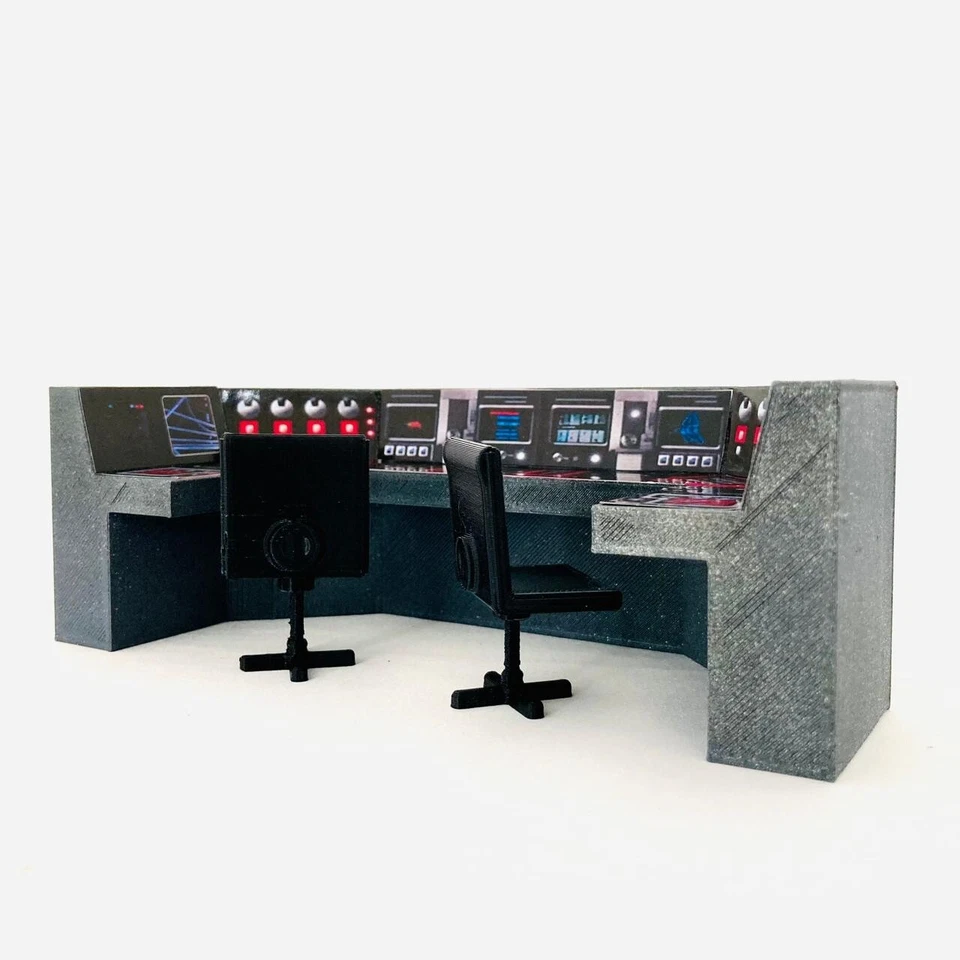 Endor Bunker Control Room Computer Set  for 3.75 inch (1:18) Scale Action Figure - Image 2 of 4