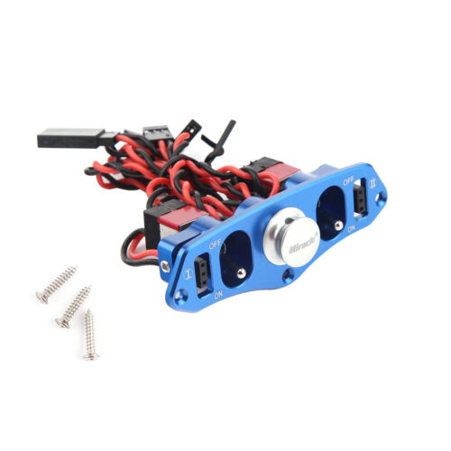 Interruptor de alimentación doble de metal de alta resistencia 1 pieza con bloqueo de 4 cables para modelo servo RC - Imagen 3 de 8