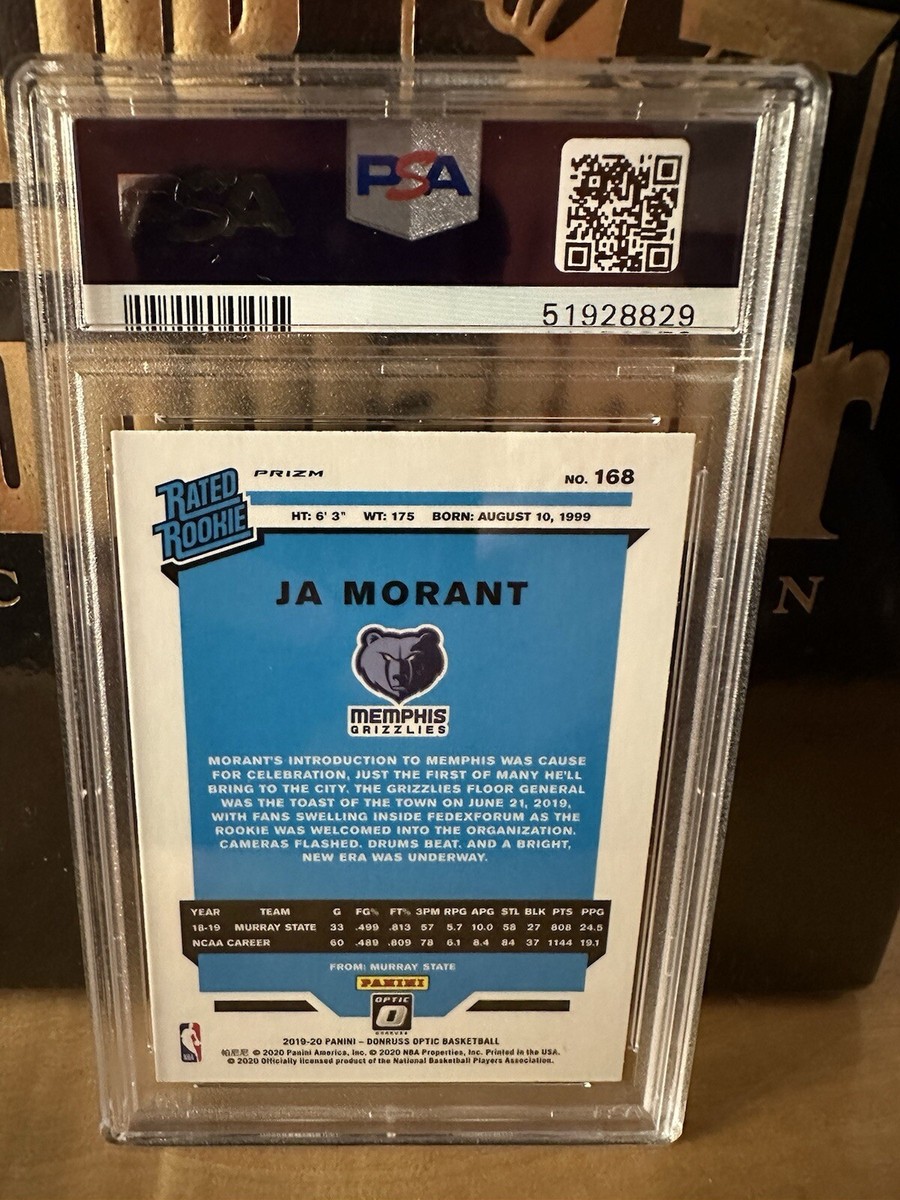 その他 Ja Morant PSA 10 optic RC fanatics NBA 2019-20 Optic Fanatics Silver Wave PSA 10 Gem Mint Ja Morant