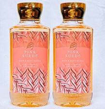 2 Bath Body Works PINK SUEDE Body Wash Shower Gel 10 oz