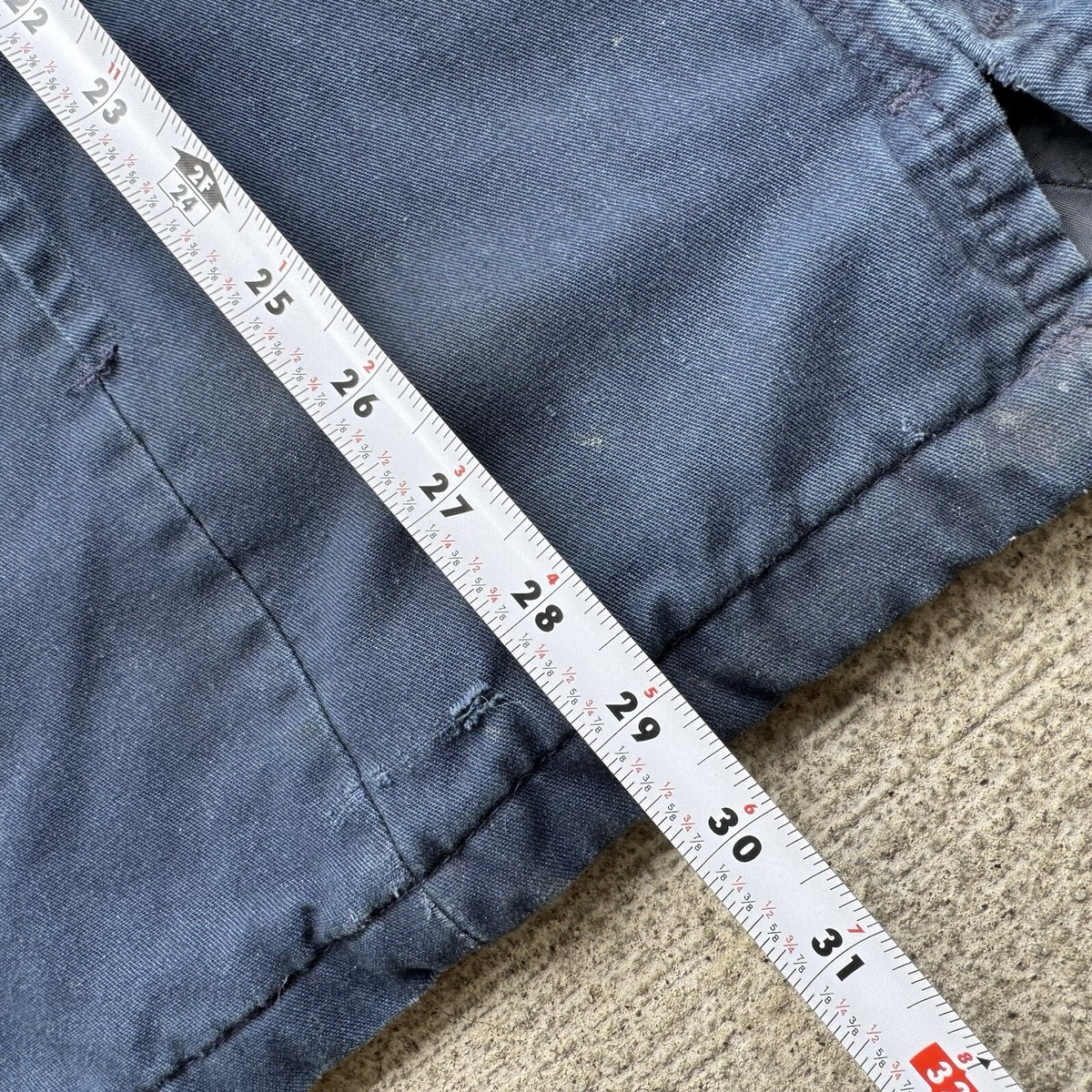 Vintage 70s red kap work jacket fit mechanic distressed