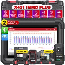 2024 LAUNCH X431 IMMO PLUS Elite Key Programming Auto Diagnostic Scanner Coding